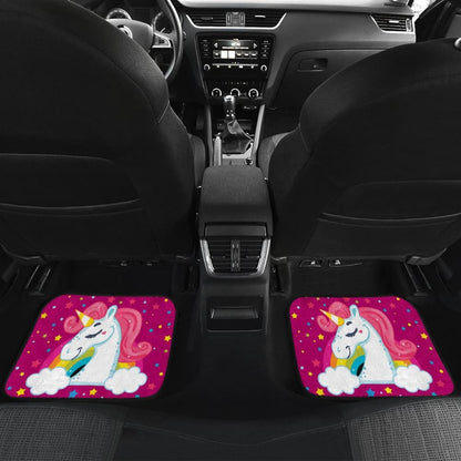 Amazing LGBT Unicorn Pink Themed Car Floor Mats