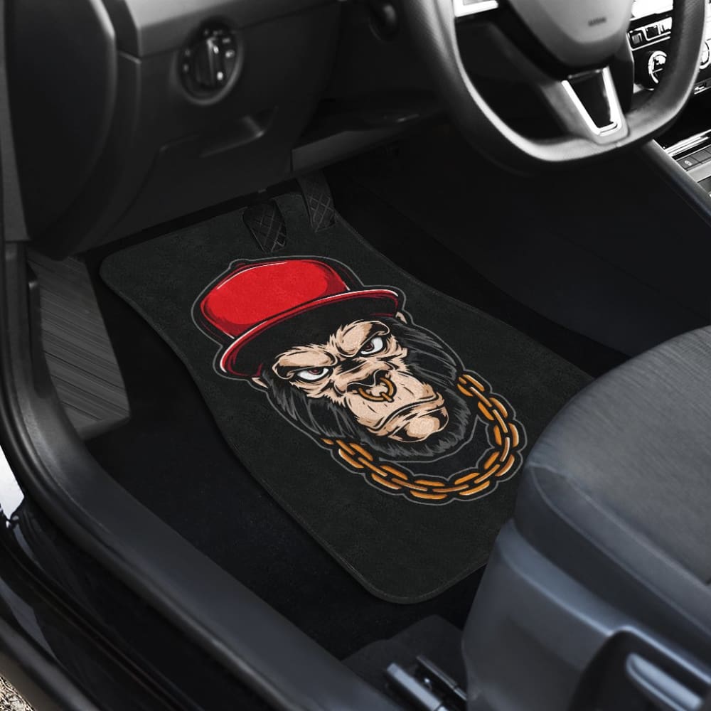 Cool Badass Monkey King Animal Car Floor Mats
