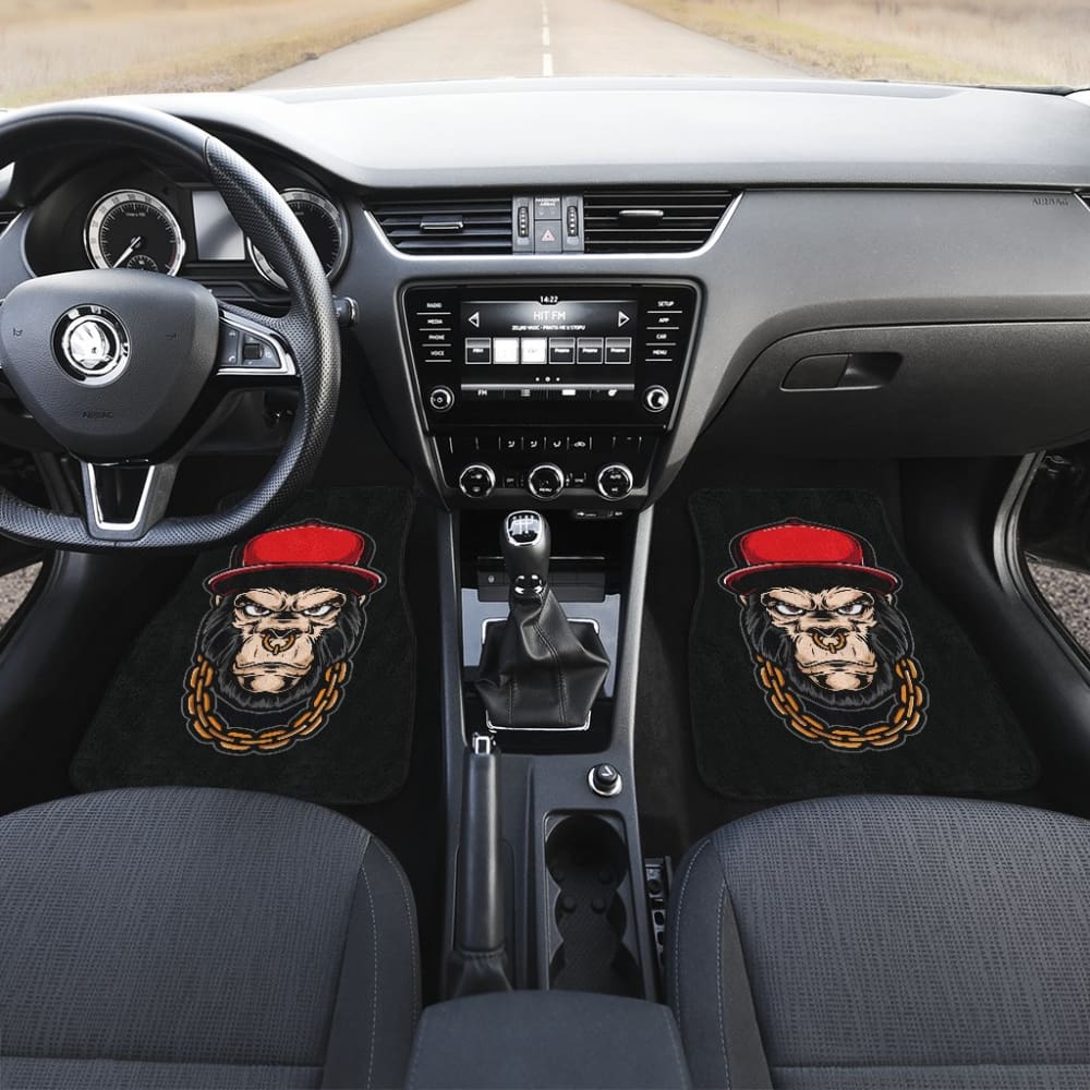 Cool Badass Monkey King Animal Car Floor Mats