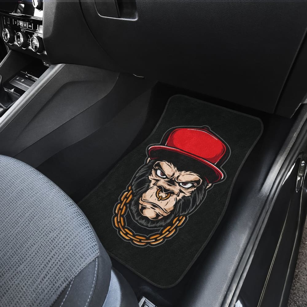 Cool Badass Monkey King Animal Car Floor Mats
