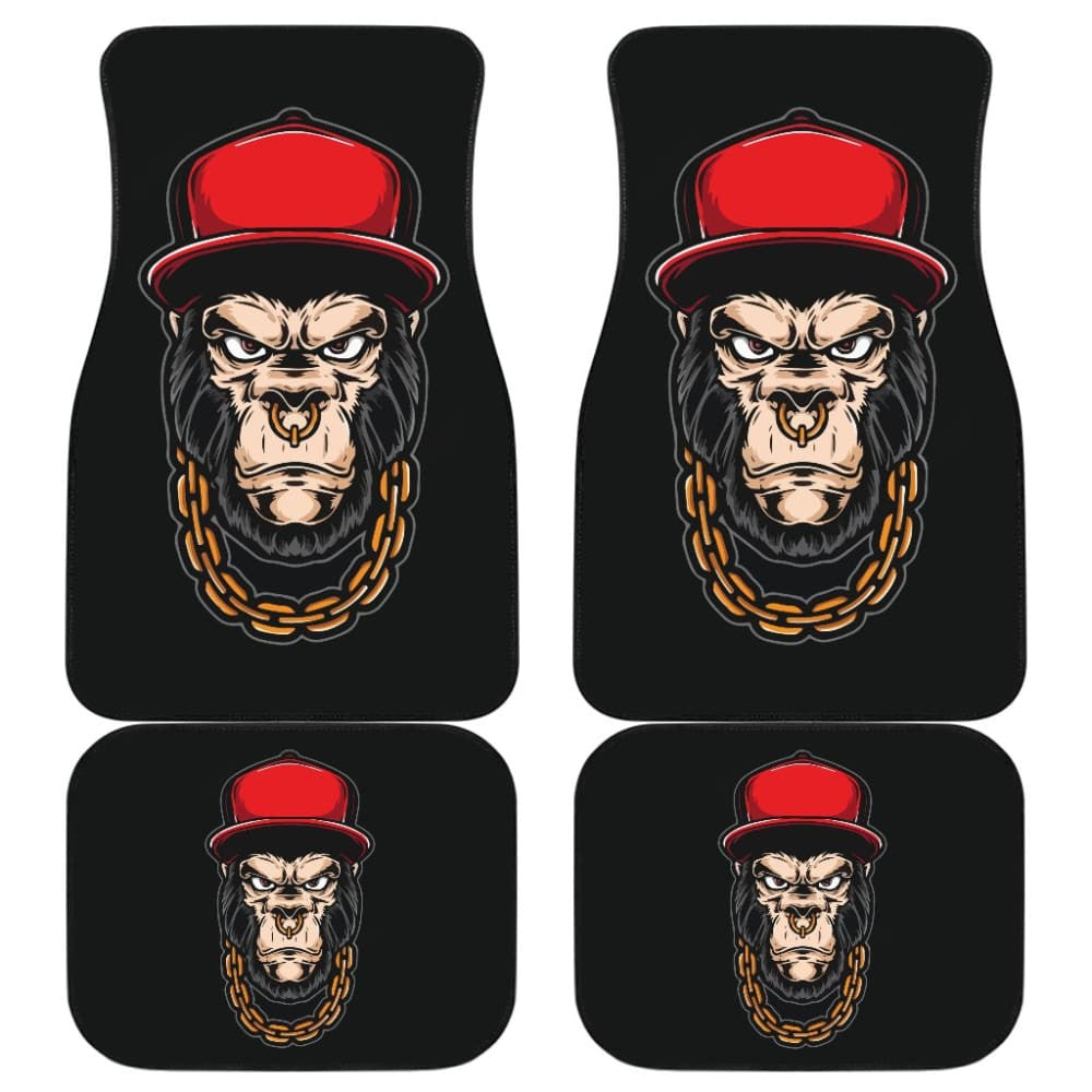 Cool Badass Monkey King Animal Car Floor Mats