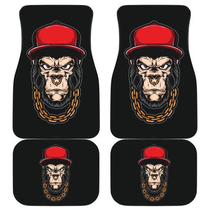 Cool Badass Monkey King Animal Car Floor Mats