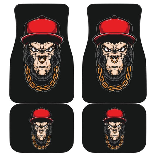 Cool Badass Monkey King Animal Car Floor Mats