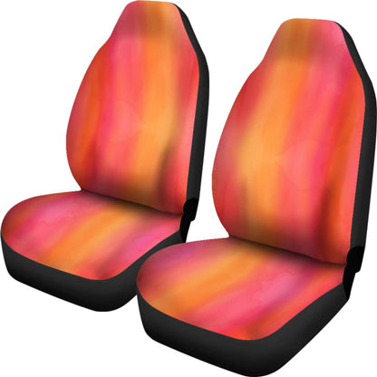 Ombre Sunset Watercolor Car Seat Covers