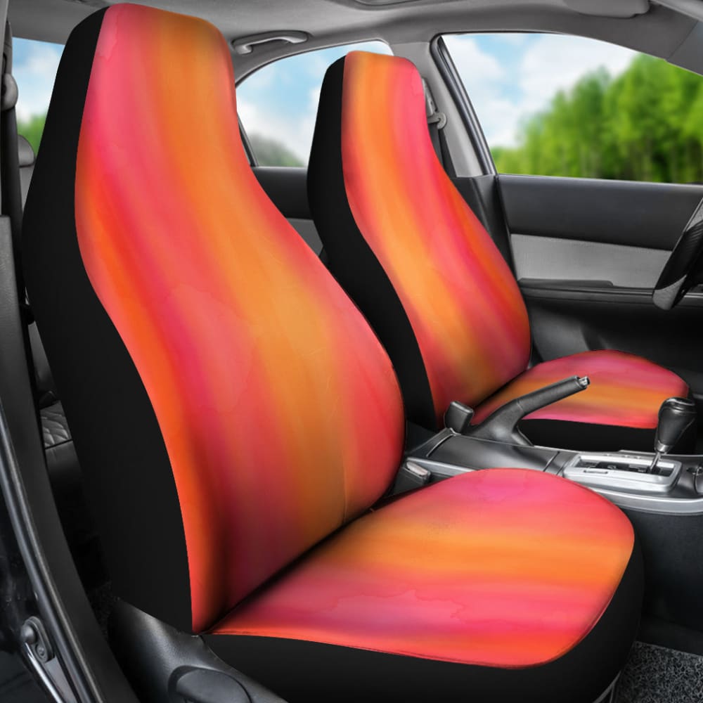 Ombre Sunset Watercolor Car Seat Covers