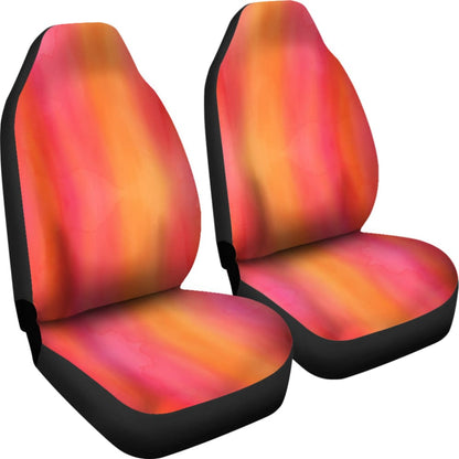Ombre Sunset Watercolor Car Seat Covers