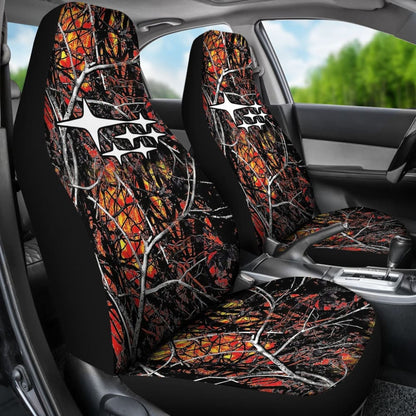 Wildfire Camouflage Subaru Printed Car Seat Covers