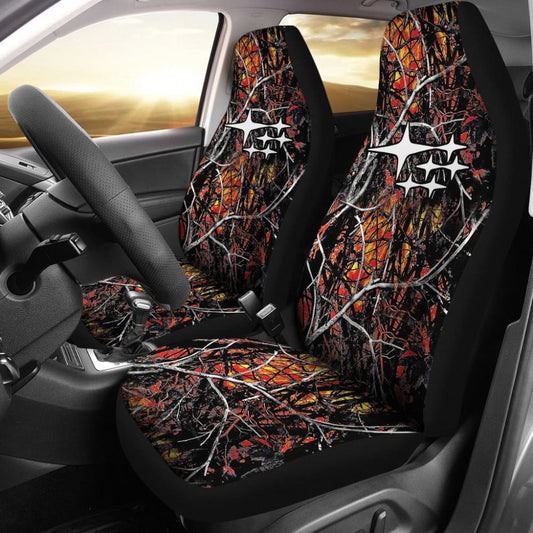 Wildfire Camouflage Subaru Printed Car Seat Covers
