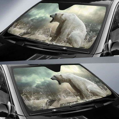Polar Bear Roar Auto Sun Shades