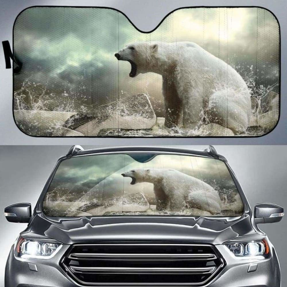 Polar Bear Roar Auto Sun Shades