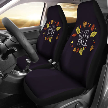 Sweet Car Decoration Hello Fall Car Seat Covers