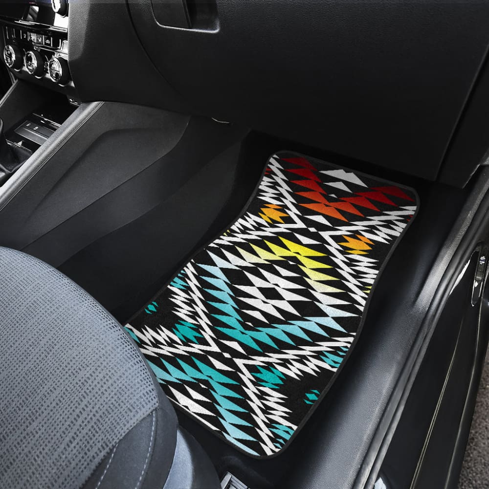 Taos Sunrise Front And Back Car Mats