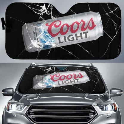 Coors Light Auto Sun Shade Car Sun Visor Funny Beer Lover