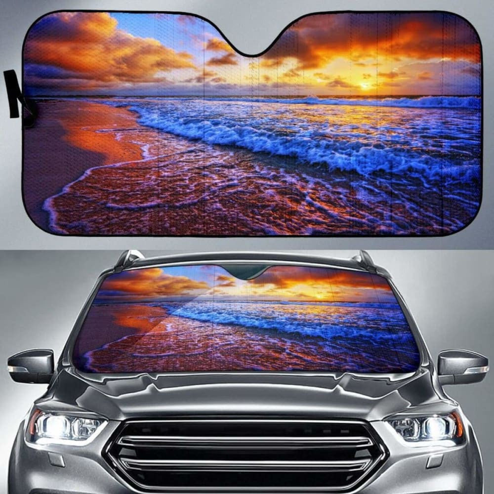 Beach Sand Sky Sunset Evening Sun Shade Amazing Best Gift Ideas