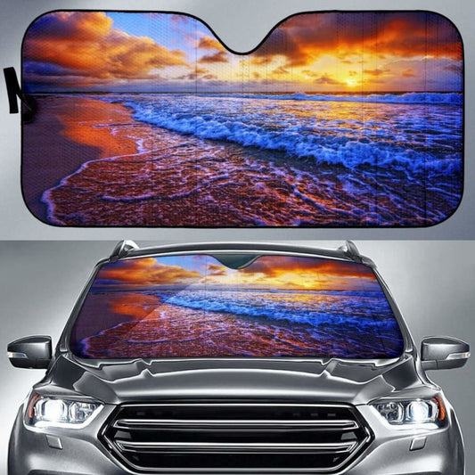 Beach Sand Sky Sunset Evening Sun Shade Amazing Best Gift Ideas