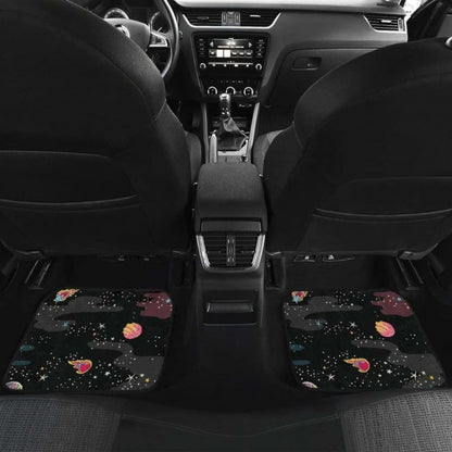 Space Pattern Front And Back Car Mats