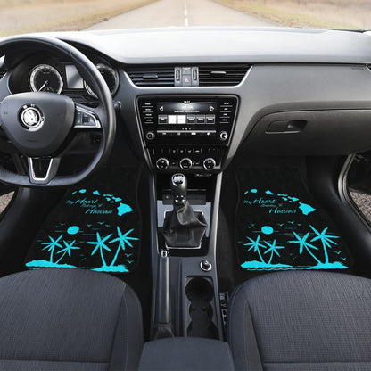 My Heart Belongs To Hawaii Car Floor Mats