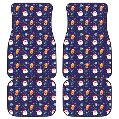 Christmas Santa Claus Reindeer Car Floor Mats