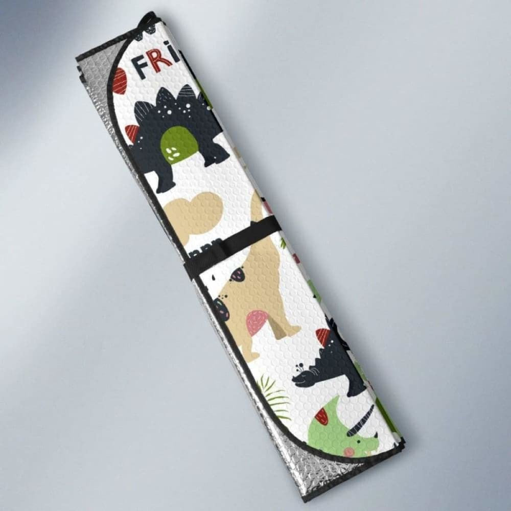 Cute Dinosaurs Pattern Car Auto Sun Shades