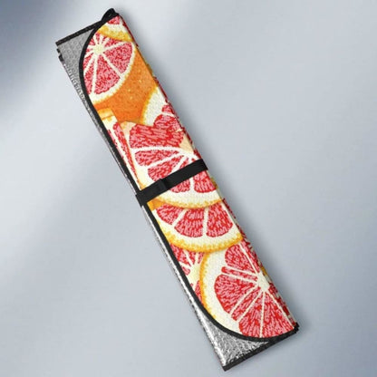 Tropical Grapefruit Pattern Car Auto Sun Shades