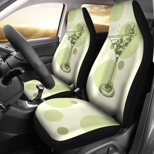 Amazing Vintage Cocktail Bartender Car Seat Covers