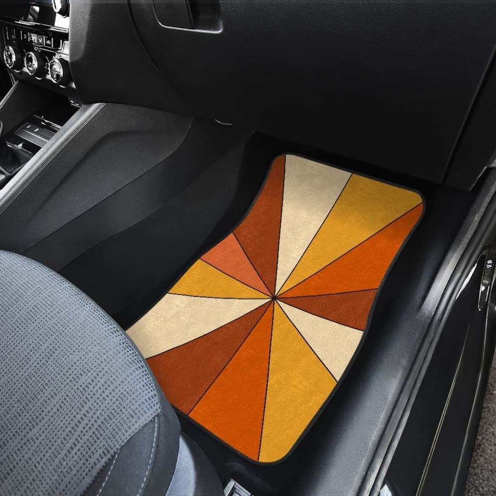 Retro Mirror Car Floor Mats