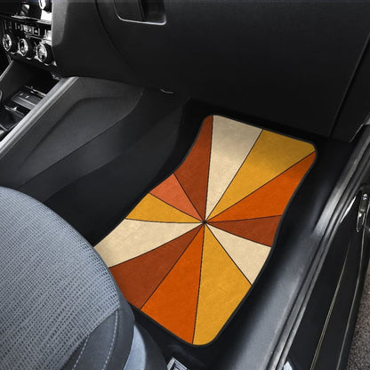 Retro Mirror Car Floor Mats