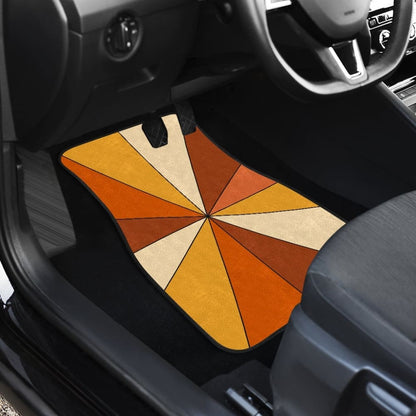 Retro Mirror Car Floor Mats