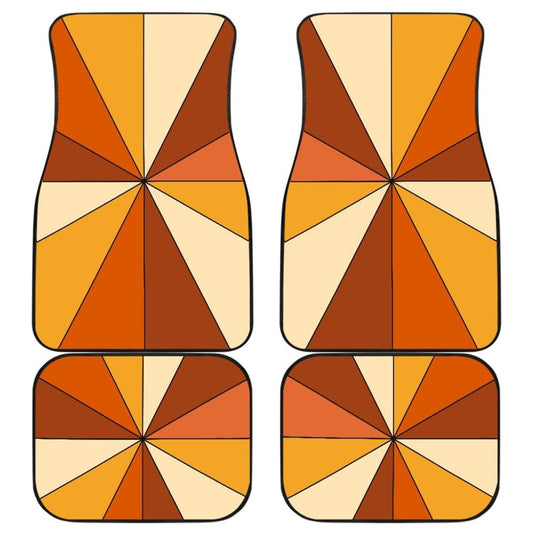 Retro Mirror Car Floor Mats