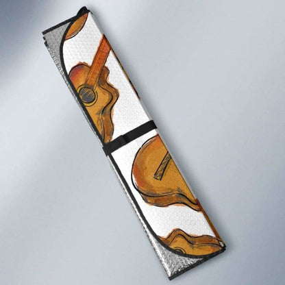 Paint Guitar Pattern Car Auto Sun Shades