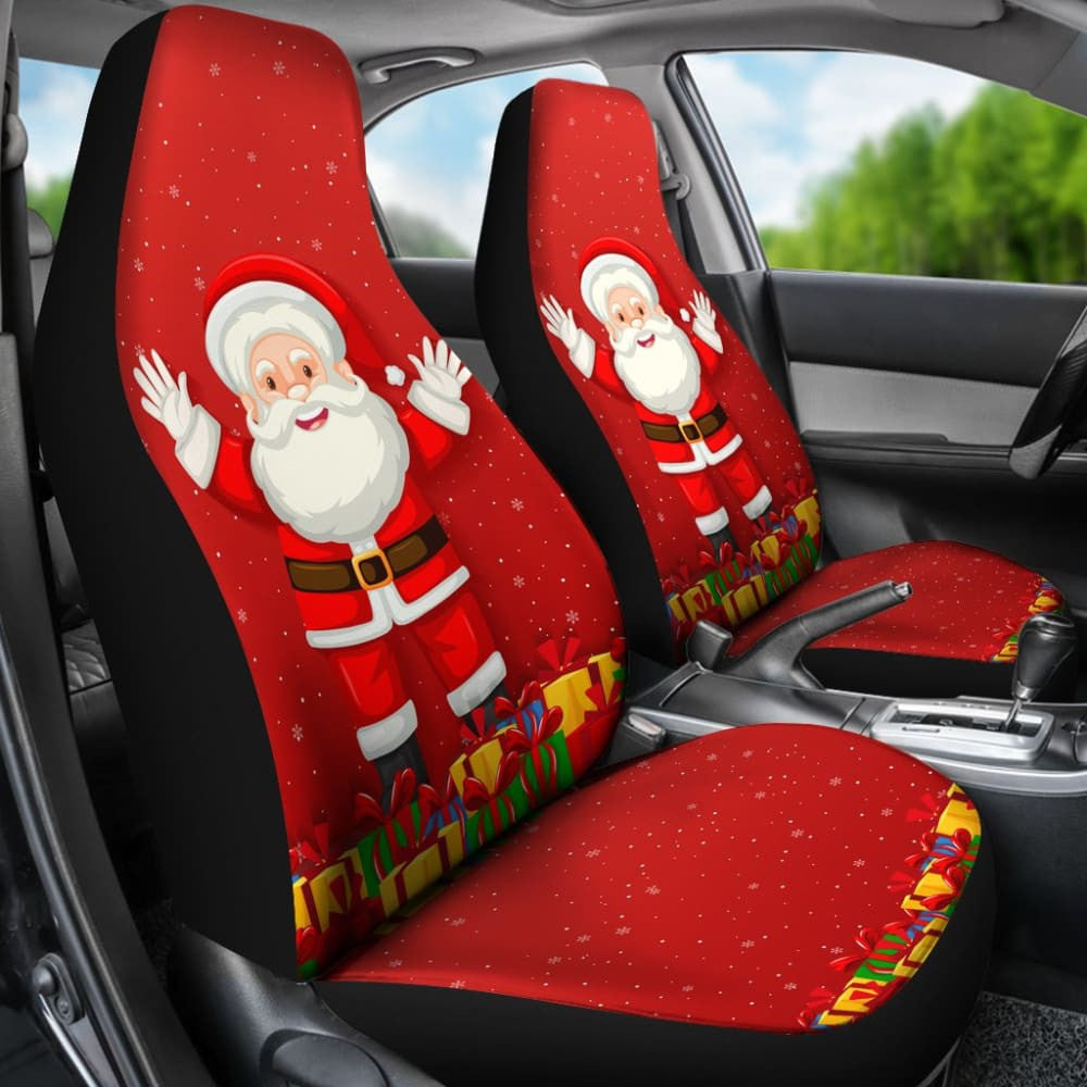 Car Seat Covers Christmas Santa Claus