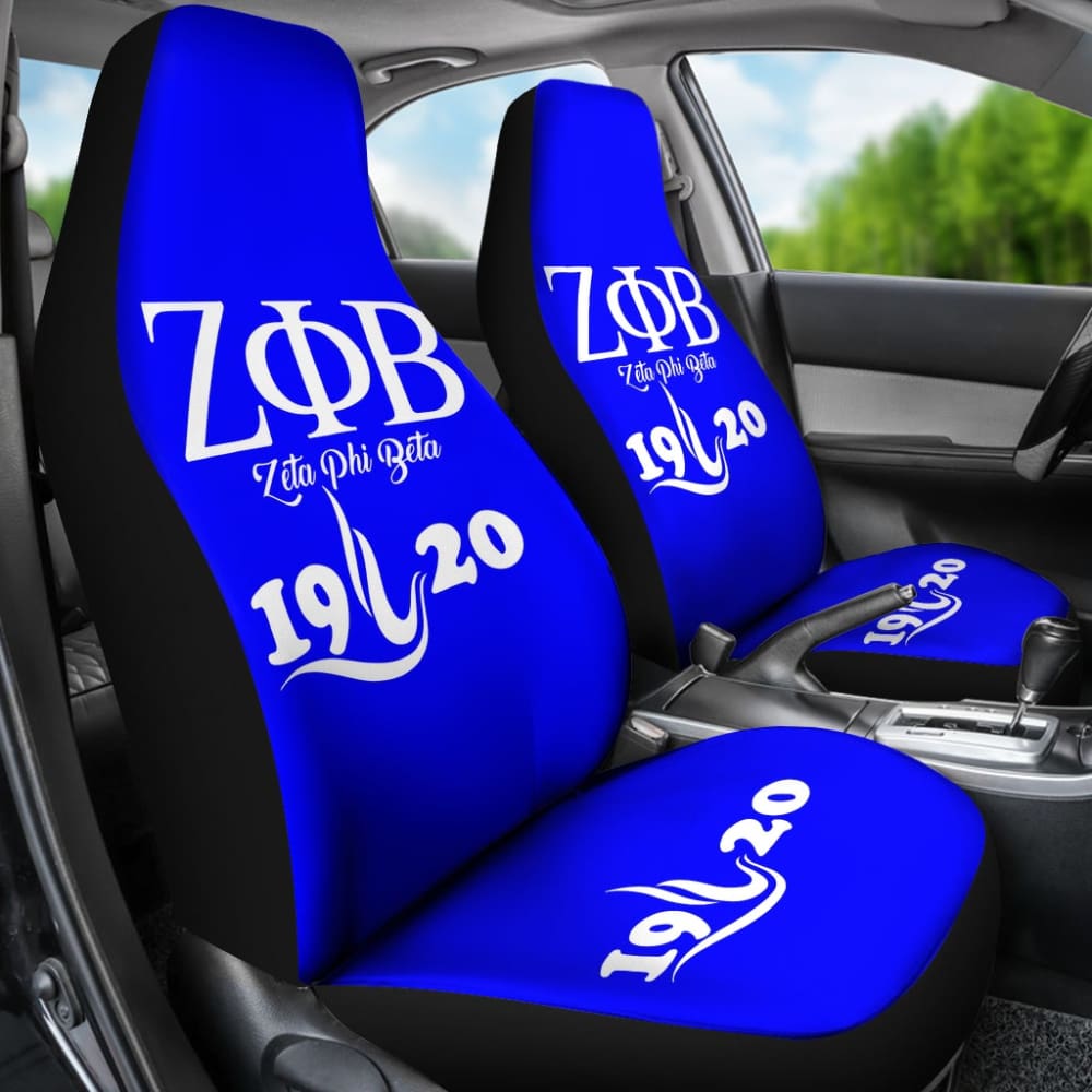 Zeta Phi Beta Custom Car Accessories Car Seat Covers