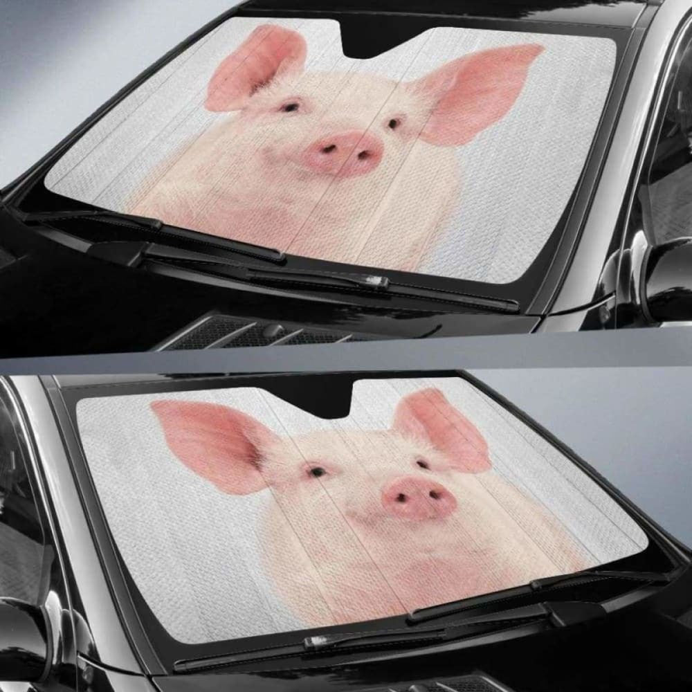 Funny Pig Car Sun Shades