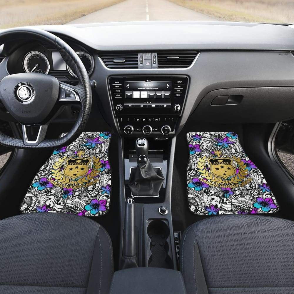 American Samoa Car Floor Mats Hibiscus The Flowers Of Ocean