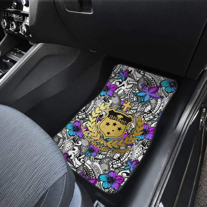 American Samoa Car Floor Mats Hibiscus The Flowers Of Ocean