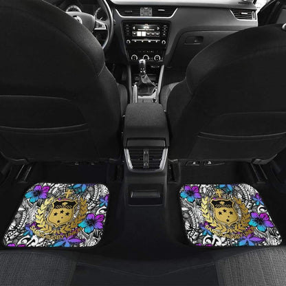 American Samoa Car Floor Mats Hibiscus The Flowers Of Ocean