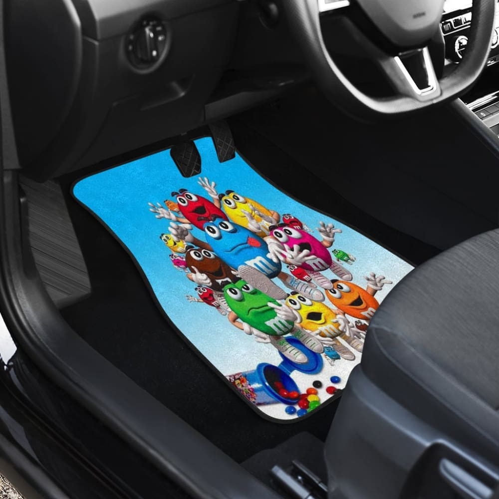Chocolate M&M Team Car-Mats