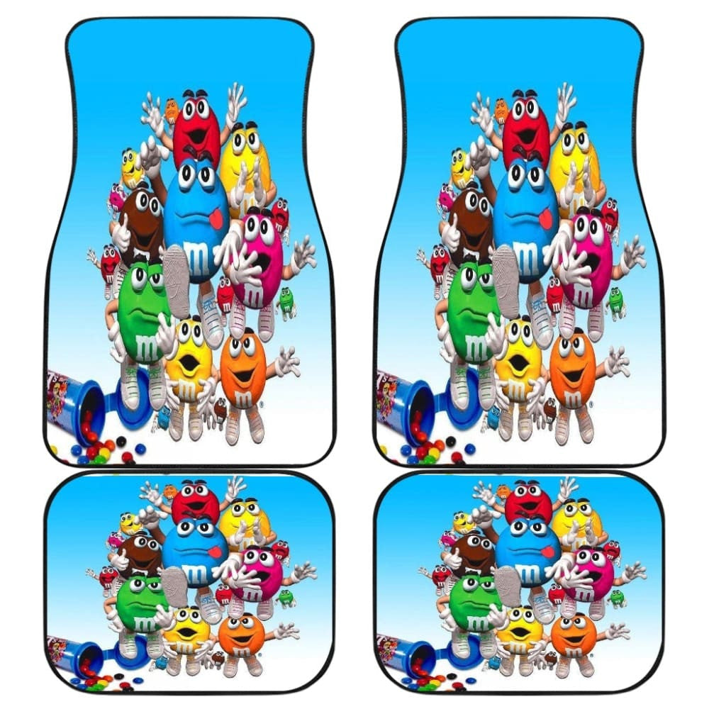 Chocolate M&M Team Car-Mats