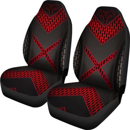 Amazing Black And Red Dodge Ram Car Seat Covers Custom