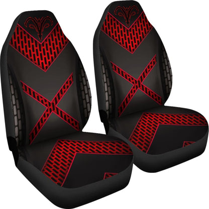Amazing Black And Red Dodge Ram Car Seat Covers Custom