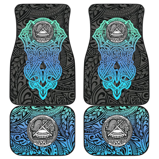 Samoan Polynesian Print Custom Car Floor Mats