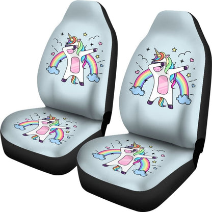 Pride LGBT Custom Funny Unicorn Love Car Seat Covers