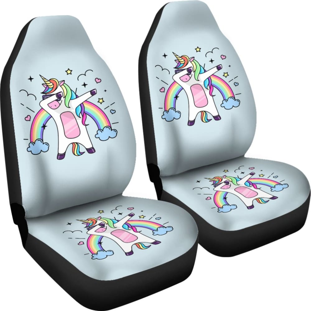 Pride LGBT Custom Funny Unicorn Love Car Seat Covers