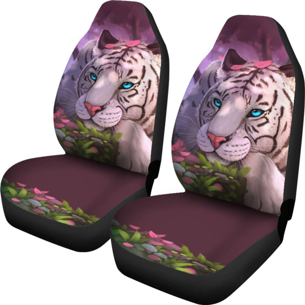 White Tiger Custom Car Accessories Car Seat Covers