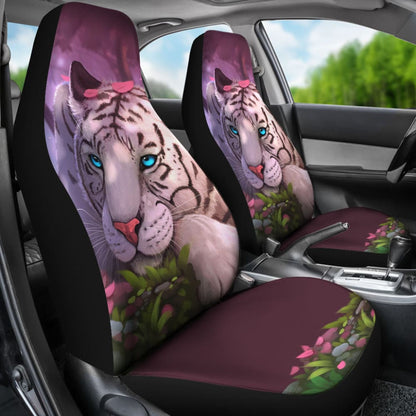 White Tiger Custom Car Accessories Car Seat Covers