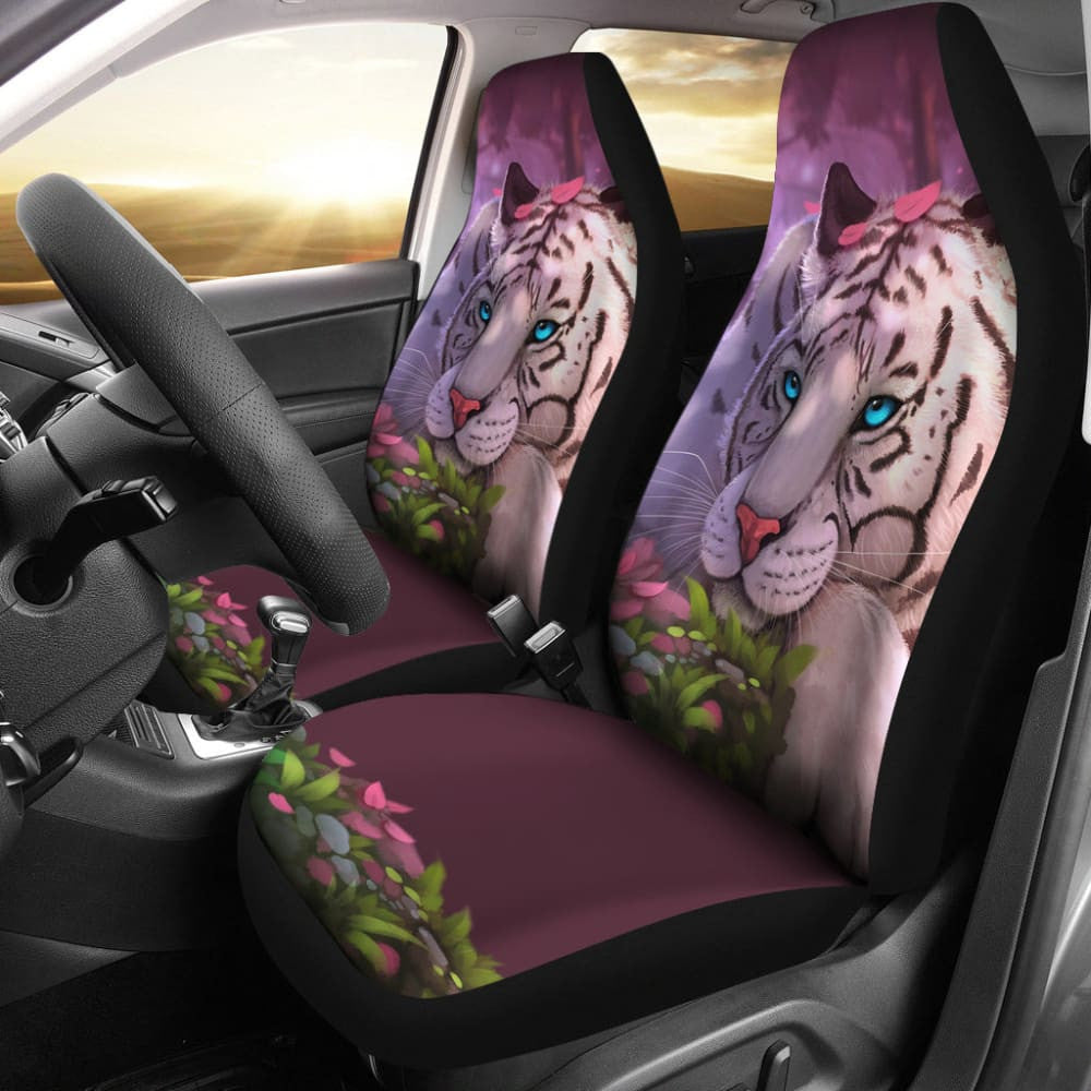 White Tiger Custom Car Accessories Car Seat Covers
