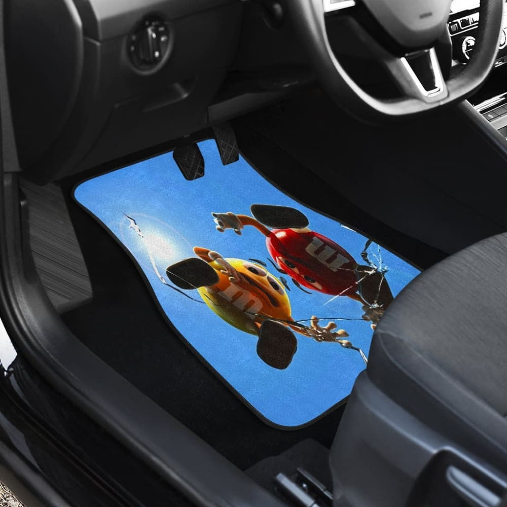 Over Broken Glass M&M Chocolate Car Mats