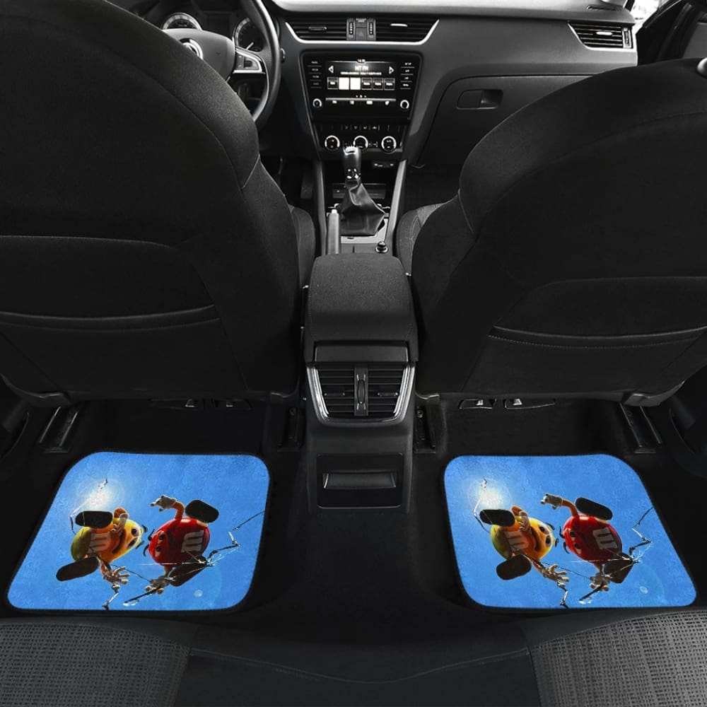 Over Broken Glass M&M Chocolate Car Mats