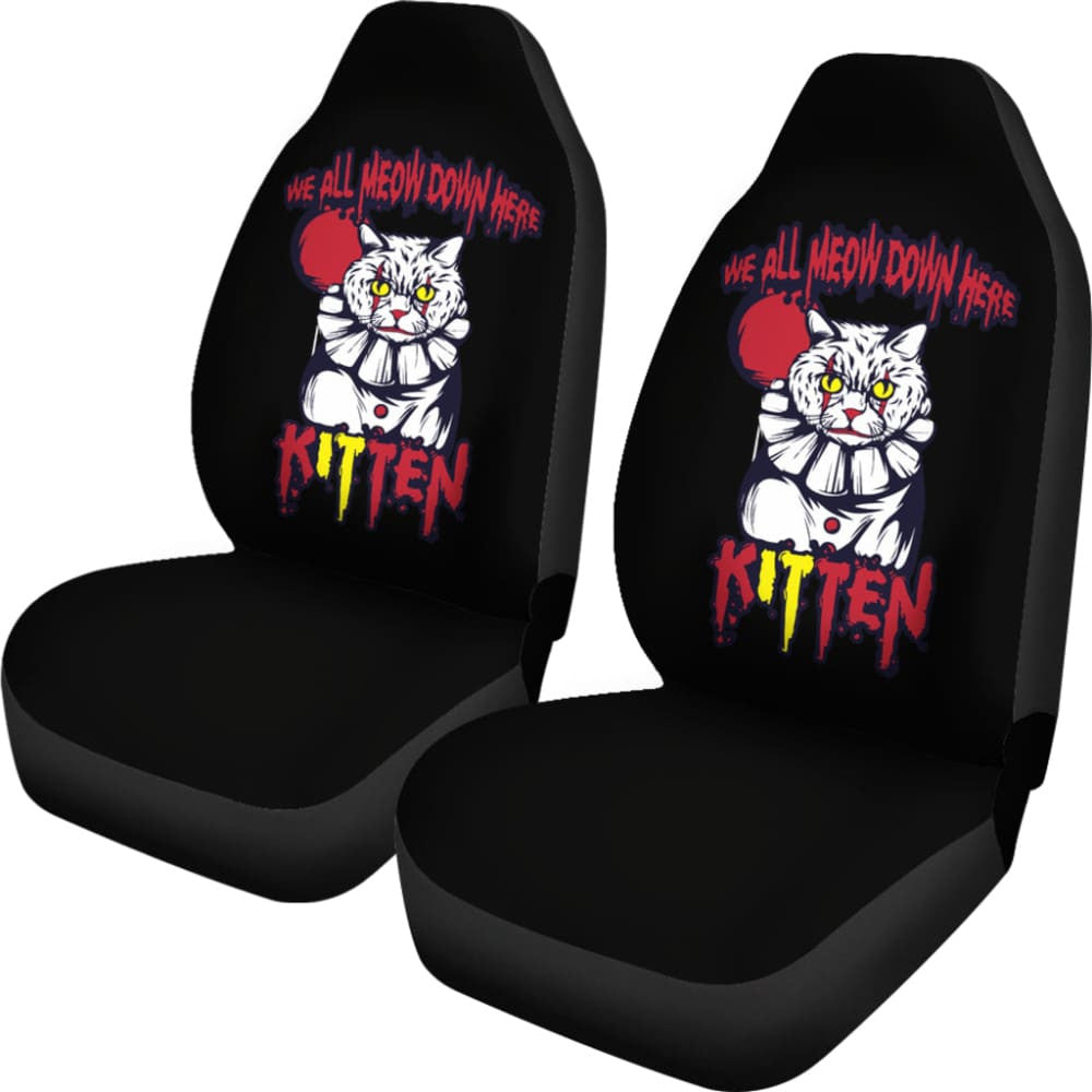 Pennywise We All Meow Down Here KITten Car Seat Covers