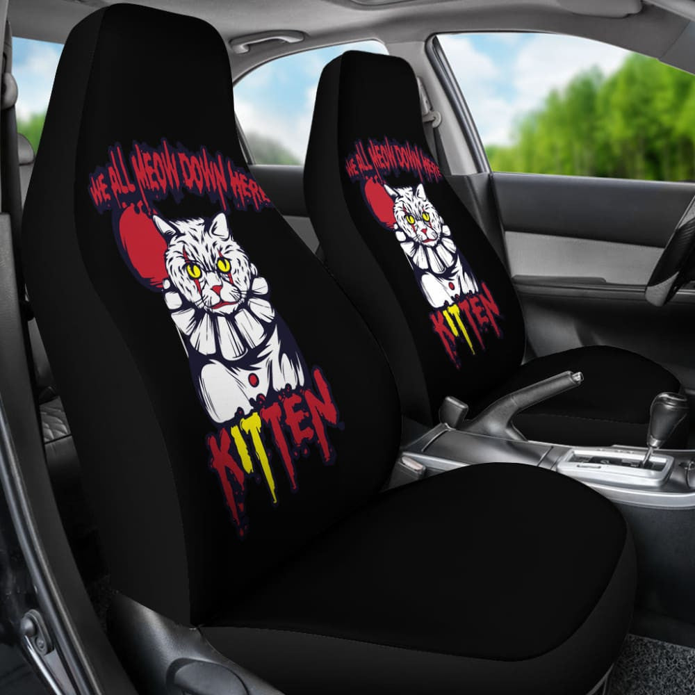 Pennywise We All Meow Down Here KITten Car Seat Covers